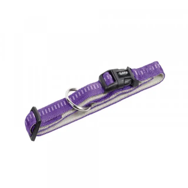 NOBBY Soft Grip Nylon Collar Περιλαίμιο Μωβ Μωβ - XS
