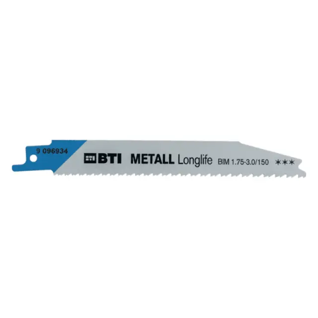 Επαγγελματικές Λάμες Σπαθοσέγας BTI Metall Bi-Metall 150mm 5τμχ