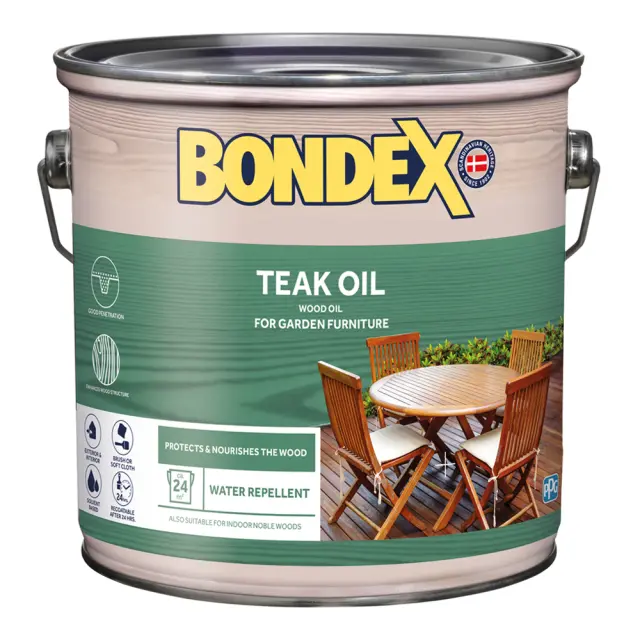BONDEX TEAK OIL ΛΑΔΙ ΠΡΟΣΤΑΣΙΑΣ ΞΥΛΟΥ ΑΧΡΩΜΟ ΓΥΑΛΙΣΤΕΡΟ 2,5lt