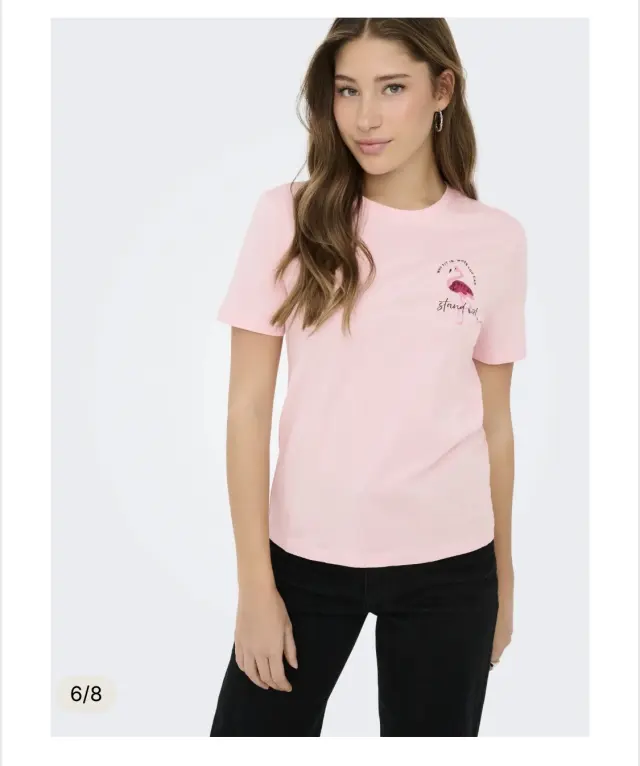 ONLY T-Shirt Ροζ