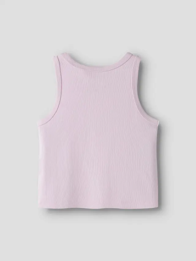 Name It Τοπ κοριτσίστικο πλεκτό Ροζ NKFNAKAL SL SHORT TOP NOOS - 13236672 2