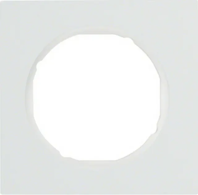 Frame 1gang, R.3, p. white glossy