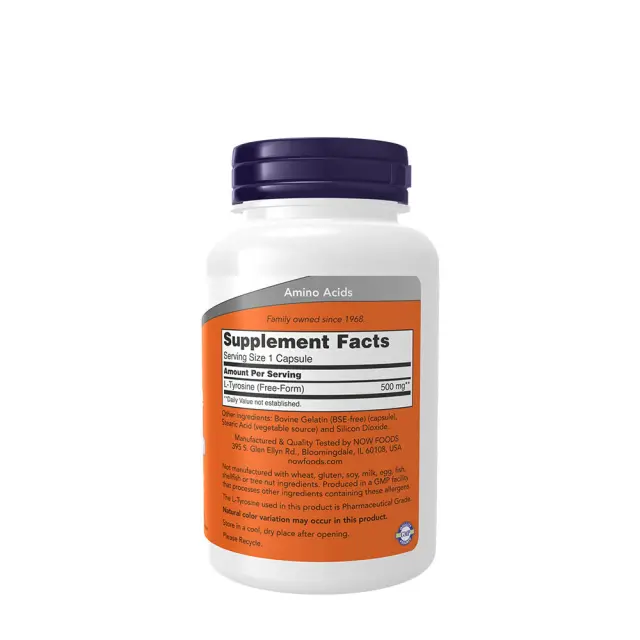 Now Foods L-Tyrosine 500 mg 2