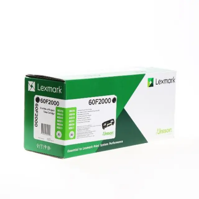 LEXMARK MX310/410/510/511/611 TONER LOW YIELD BLACK (602) RETURN SC 2.5k (60F2000) (LEX60F2000)