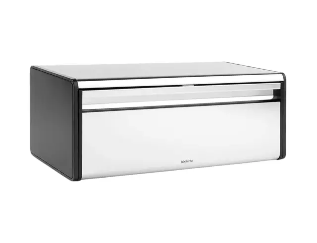 Ψωμιέρα Fall Front Brabantia με καπάκι και διαστάσεις 25x46.5x18.7cm - Brilliant Steel080.2368/46 2