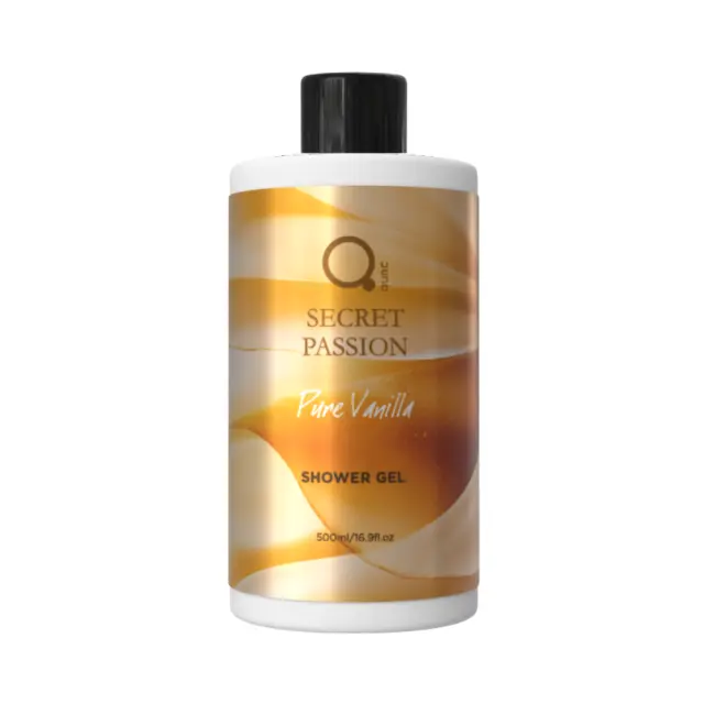 Qure 500ml Secret Passion Pure Vanilla Shower Gel
