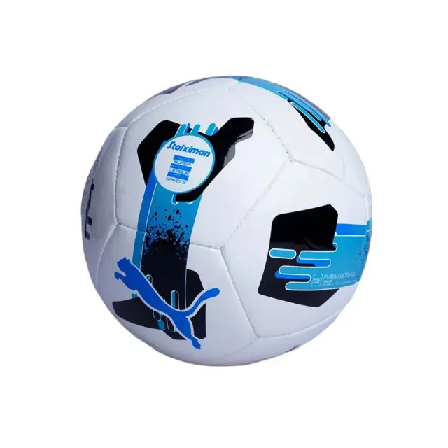 Puma Orbita 7 Greece Superleague Size 1 Mini Foot Ball Άσπρο - Μπλε 084726-02 (Puma) - 1 2