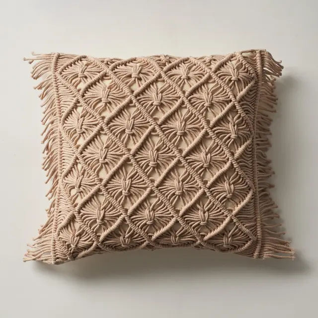Μαξιλαροθήκη 43x43cm GOFIS HOME Sahara Wet Sand Beige 193