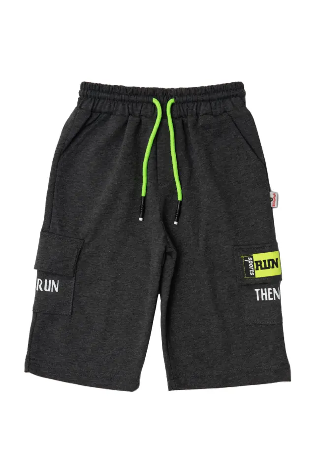 Shorts Kid Then Run Ανθρακί