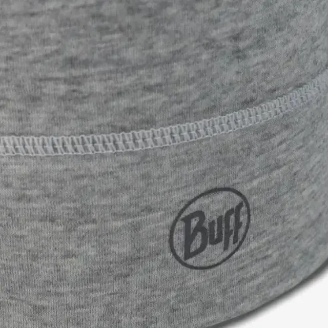 Buff Merino Lightweight Σκούφος Solid Light Grey - One size 2