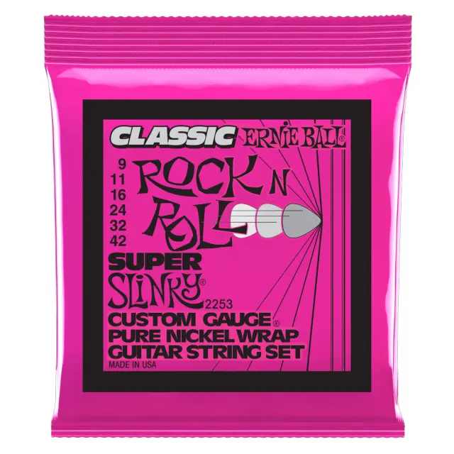 ErnieBall 2253 Classic Super Slinky Χορδές Ηλεκτρικής Κιθάρας 9-42