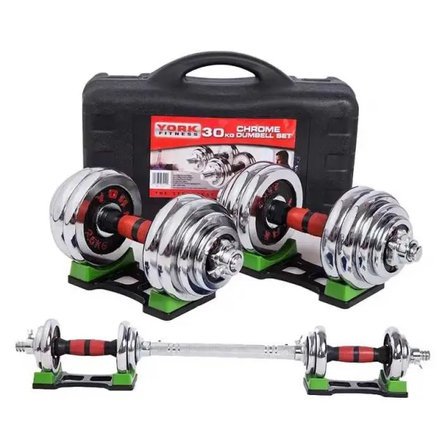 Σετ αλτήρες γυμναστικής με μπάρα - 30kg - 556647 2