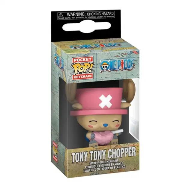 Φιγούρα μπρελόκ Funko Pocket Pop! Animation: One Piece - Tony Tony Chopper (with Cotton Candy) 2
