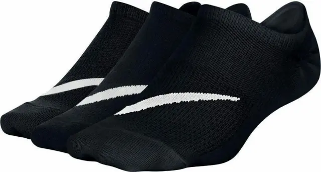 Nike Everyday Lightweight Αθλητικές Κάλτσες Μαύρες 3 Ζεύγη - 34-38
