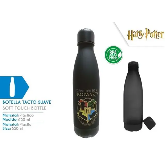 Παγούρι πλαστικό BLACK BOTTLE HOGWARDS HARRY POTTER 500ml HP00012 2