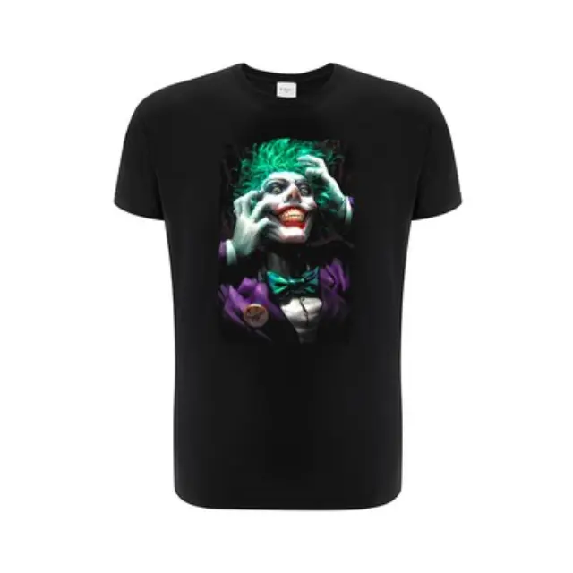 DCComics® Green Joker Adult T-Shirt-Black (S)