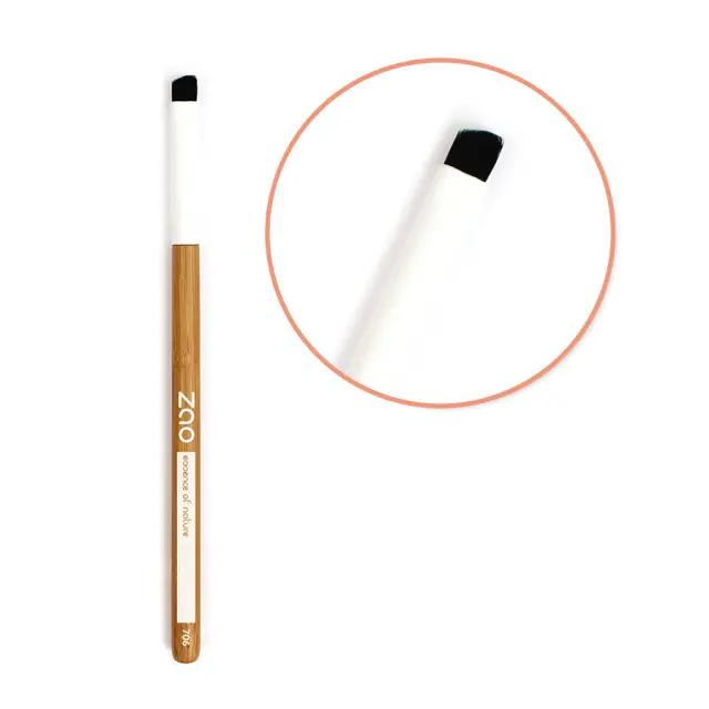 Zao Organic Angled Brush 706 – Vegan & Cruelty Free λοξό πινέλο για μάτια & φρύδια 2