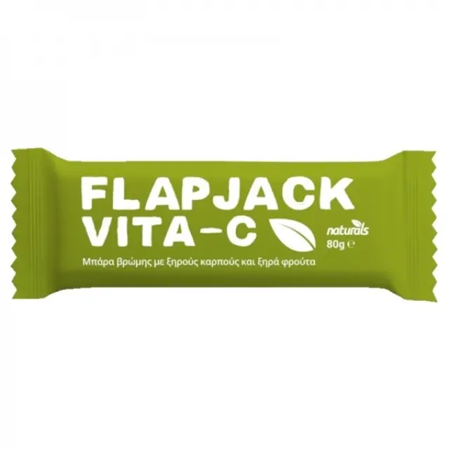 Naturals Flapjack VITA-C Ξηρούς Καρπούς & Φρούτα 80gr