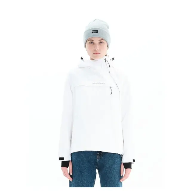 Emerson Women's Pullover Jacket with Hood (222.EW10.62-White) - Λευκό - L