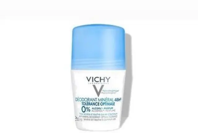VICHY Minelar Αποσμητικό με 48ωρη Δράση-Χωρίς Άρωμα Κατάλληλο για Ευαίσθητες Επιδερμίδες 50ml