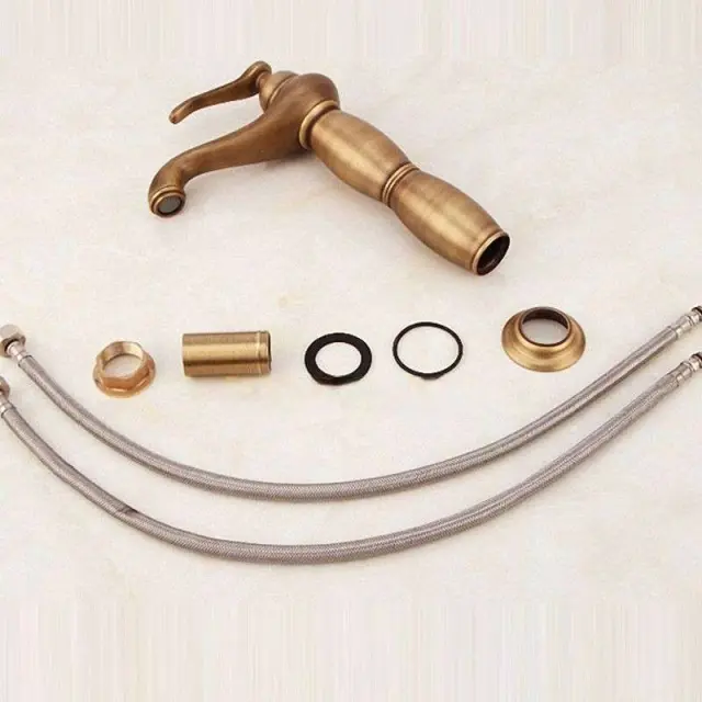 Μπαταρία νιπτήρα ψηλή Bronze P81-6 3