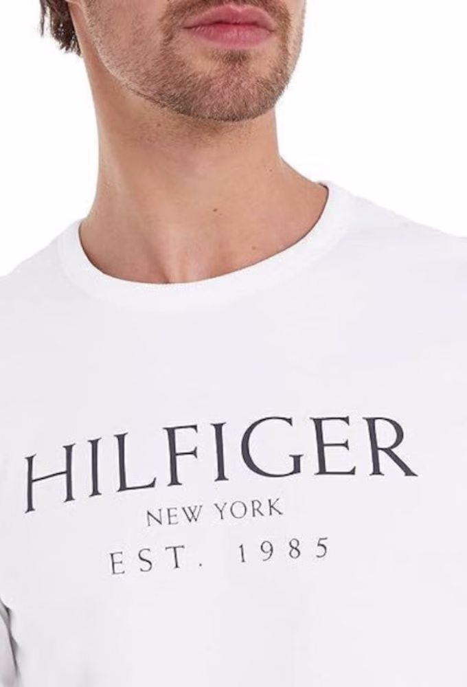 Tommy Hilfiger Ανδρική Μπλούζα Μακρυμάνικη Λευκή Άσπρο - XXL 3
