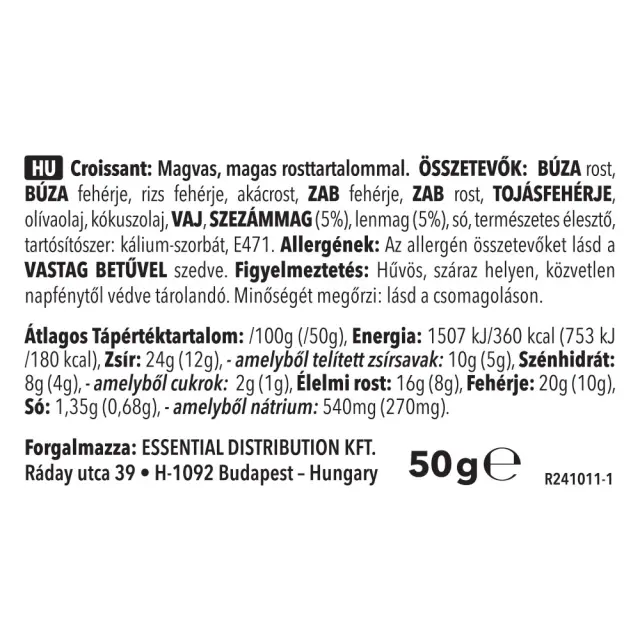 FeelingOK High Protein Croissant Salty-Cereals, 50 g 2