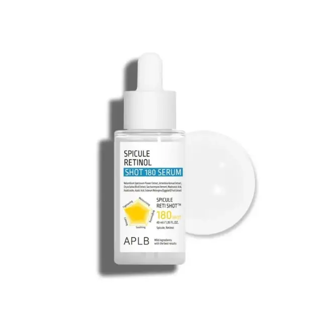 APLB Spicule Retinol Shot 180 Serum Αντιγηραντικός Ορός Προσώπου με Ρετινόλη, 40ml