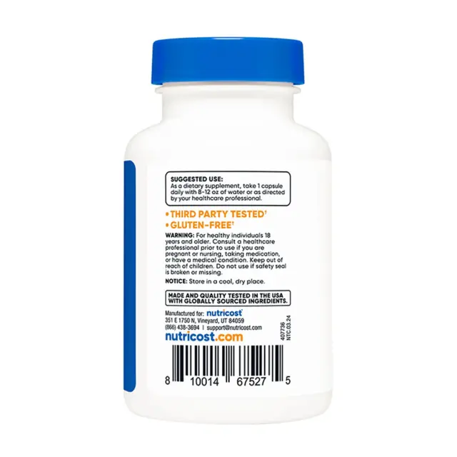 Nutricost Tudca 250 mg 60 Capsules 3