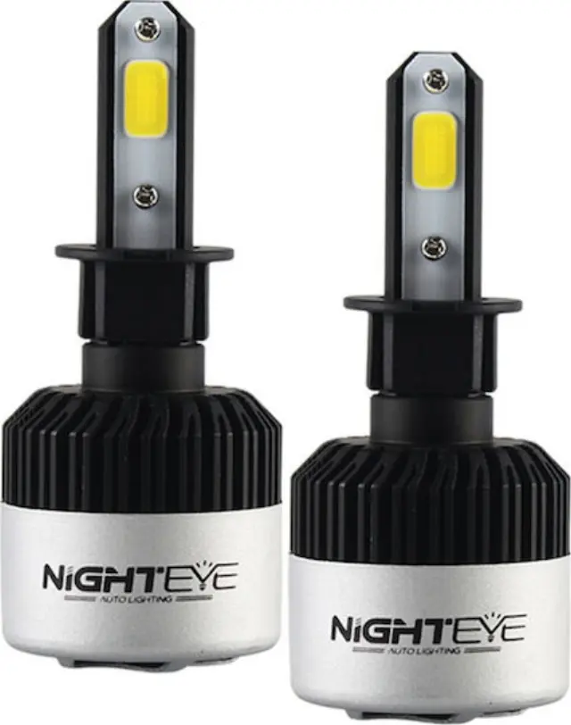 NovSight Λάμπες Αυτοκινήτου + Μοτοσυκλέτας H3 LED 6500K Ψυχρό Λευκό 9-32V 36W 2τμχ A315-S2-H3 17581288