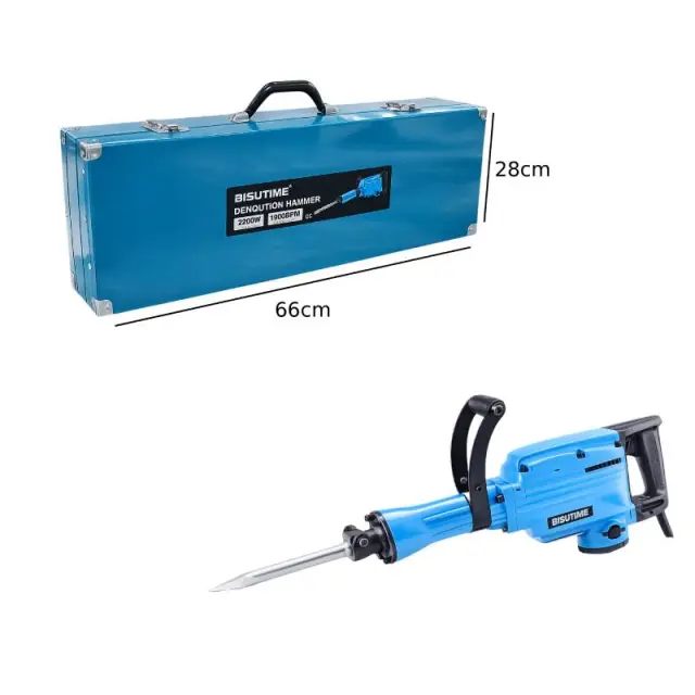 Bisutime Ηλεκτρικό Κατεδαφιστικό Πιστολέτο 2200W 65mm - Demolition Hammer 013218 3