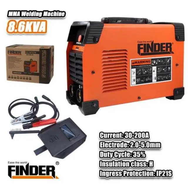 Μηχάνημα ηλεκτροκόλλησης - Inverter - IGBT - MMA - 250Α - Finder - 197222 2