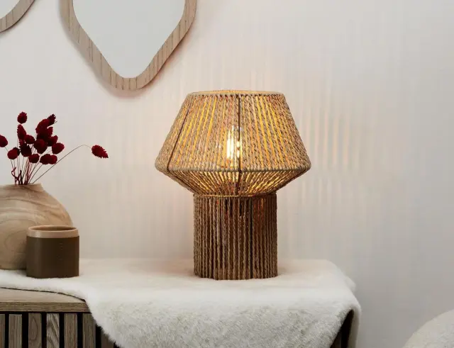 Επιτραπέζιο φωτιστικό Home Deco Factory με λαμπτήρα E27 και διαστάσεις 26.5x26.5x33cm LA0016