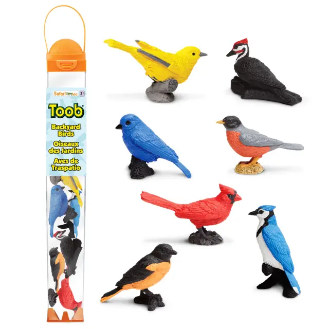 Safari Ltd Μινιατούρες Backyard Birds TOOB Πουλιά Της Αυλής (3+ ετών) 678304