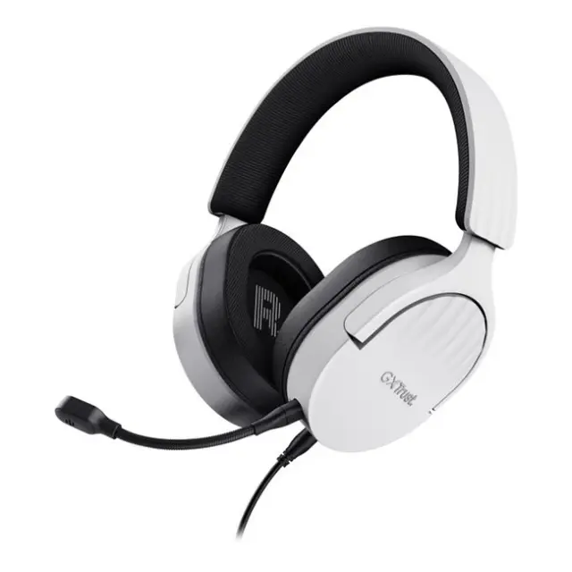 Trust GXT 489 Fayzo Over Ear Gaming Headset με σύνδεση 2x3.5mm Λευκό