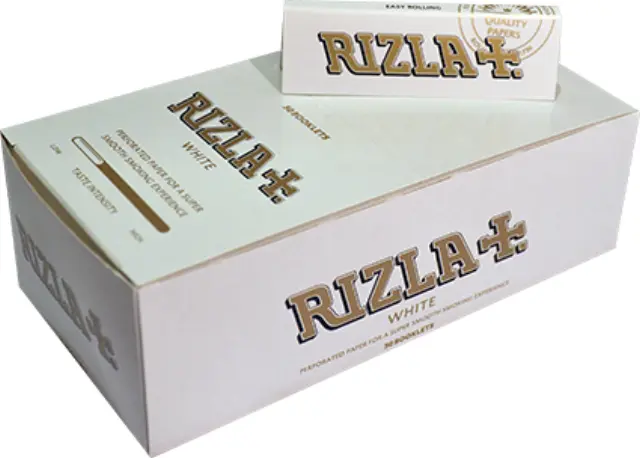 RIZLA Χαρτάκια - Άσπρο 50τεμ.