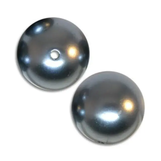 Τεχνητή Χάντρα Hematite Pearl 16mm - 12τεμ