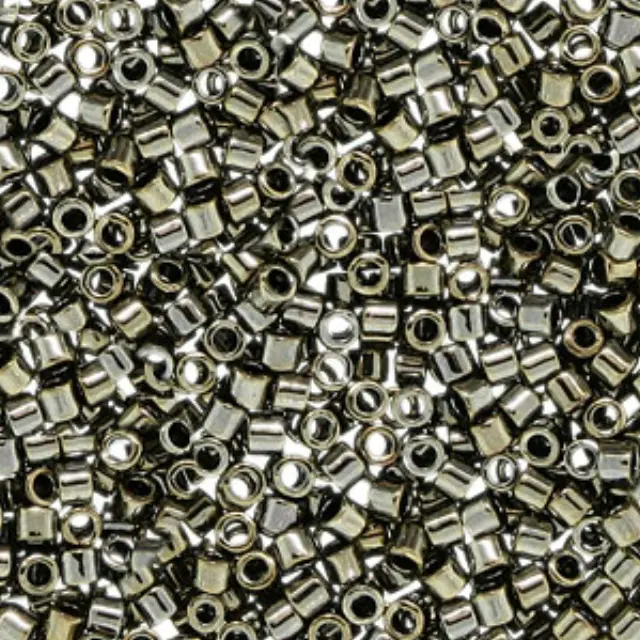 Χάντρα Miyuki Delica 10/0 - DBM0254 - Galvanized Tarnished Silver ~7gr