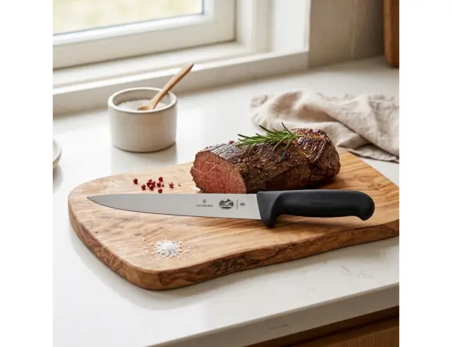 Μαχαίρι Κρέατος Victorinox Fibrox με στενή λεπίδα και μήκος 20cm - Black5.5503.20