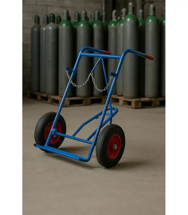 Variofit fk-1303 Καρότσι Μεταφοράς 2 Φιαλών 40-50 lt για Φορτίο Βάρους 200kg 3