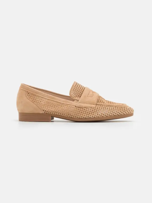 Gabor Μοκασίνια-Loafers Γυναικείο δέρμα Nubuck Μπεζ GAB/22424 34-CARAMEL 3