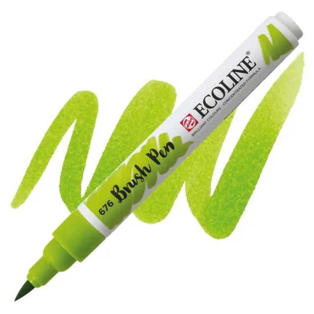 Μαρκαδόρος Talens Ecoline - 676 Grass Green