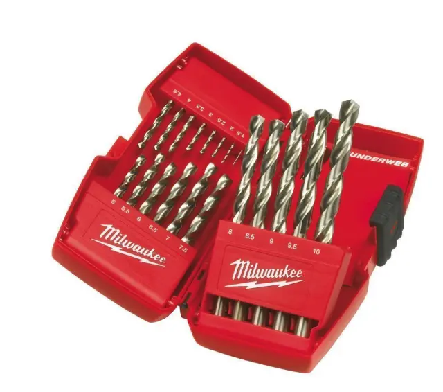 Milwaukee 4932352374 (4932493869) - ΤΡΥΠΑΝΙΑ ΑΕΡΟΣ ΑΣΗΜΙ HSSG SET 19τμχ MW 2