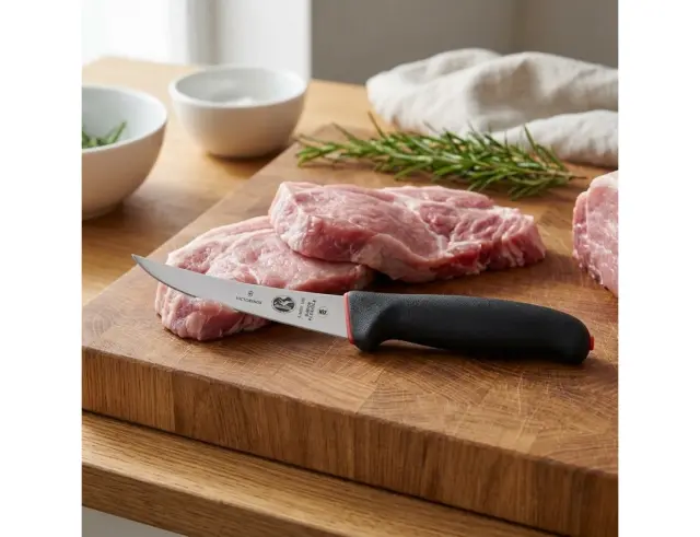 Μαχαίρι Ξεκοκαλίσματος Victorinox Fibrox Dual Grip με μήκος λεπίδας 12cm - Black5.6663.12D