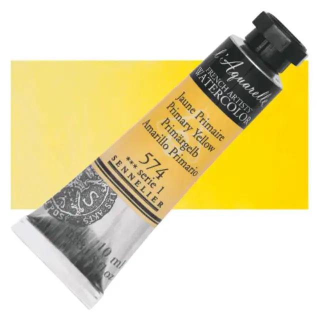 Χρώμα Ακουαρέλας Sennelier l Aquarelle Σωληνάριο 10ml - 574 Primary Yellow