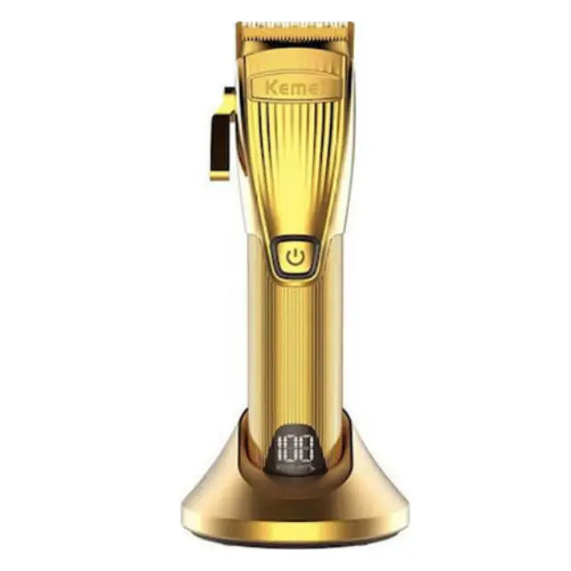 Kemei KM-K32S Επαναφορτιζόμενη Κουρευτική Μηχανή Χρυσή
