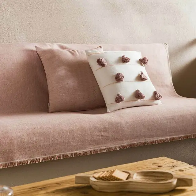 Ριχτάρι Πολυθρόνας 180X180 GOFIS HOME RENE Rose Dawn 732/13 2