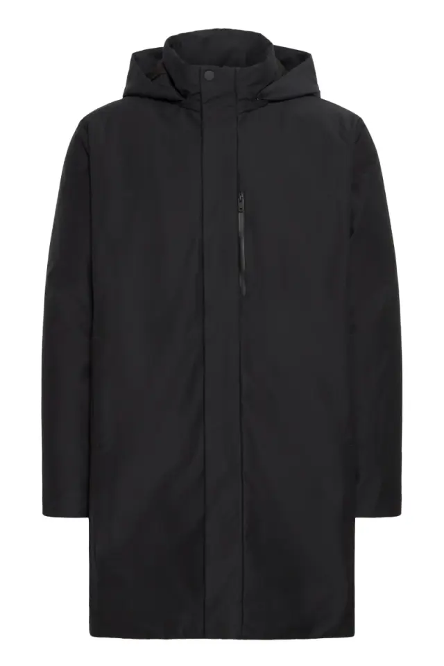 Casual Friday Ανδρικό ALMAR Παρκά Μπουφάν με Κουκούλα – Black - XL