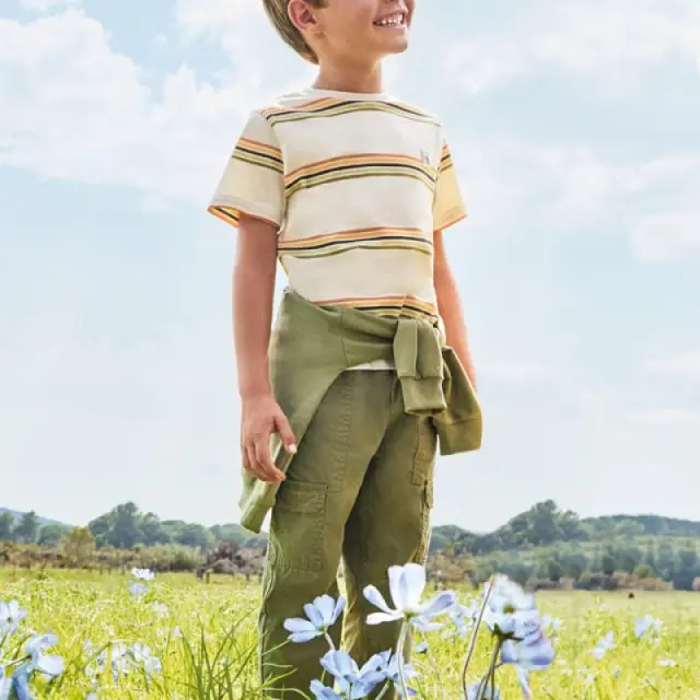 Mini 2 έως 10 ετών Παντελόνι jogger Better Cotton χακί