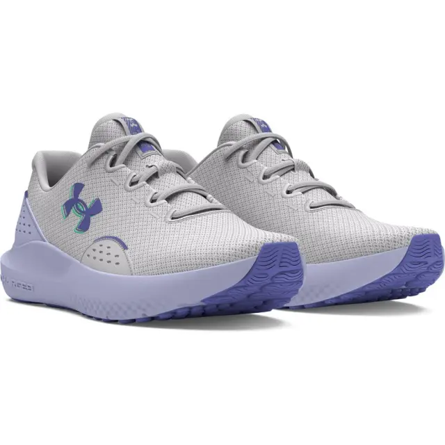 Under Armour W Charged Surge 4 (3027007-101) - Λευκό-Μώβ 2